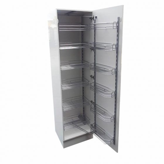 45cm Pull Out Pantry - open 45cm Pull Out Pantry - open