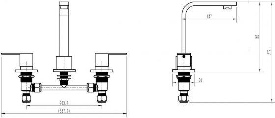 Cube 1/4 Basin Set Specs Cube 1/4 Basin Set Specs