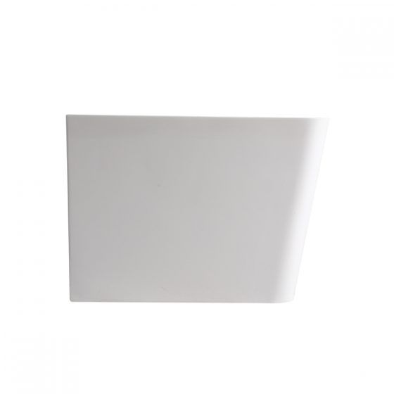 Rio Back to the Wall Freestanding Bath - End View Rio Back to the Wall Freestanding Bath - End View