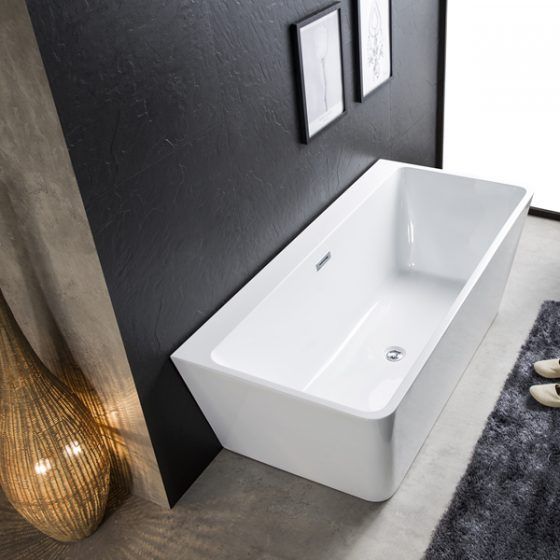 Rio Back to the Wall Freestanding Bath - Example 1 Rio Back to the Wall Freestanding Bath - Example 1