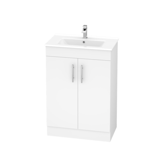 Alpine Jessica PVC Freestanding Vanity 60cm