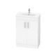 Alpine Jessica PVC Freestanding Vanity 60cm