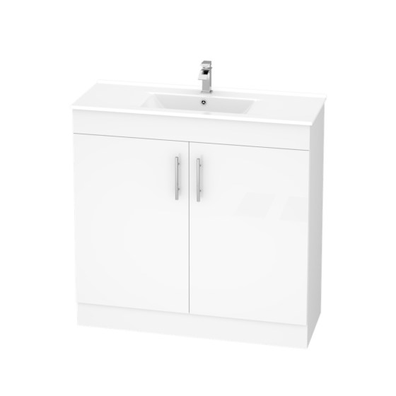 Alpine Jessica PVC Freestanding Vanity 90 cm