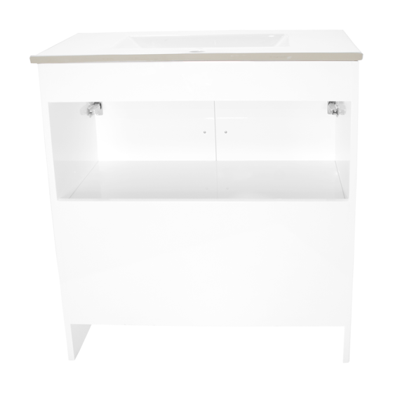 VUJE75P-Jessica-75cm Jessica-PVC-Vanity-Unit-Bathroom-75cm-White-Glossy-Perth-Alpine-Cheap