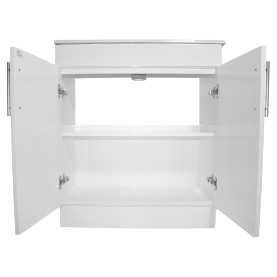 VUJE75P-Jessica-75cm Jessica-PVC-Vanity-Unit-Bathroom-75cm-White-Glossy-Perth-Alpine-Cheap