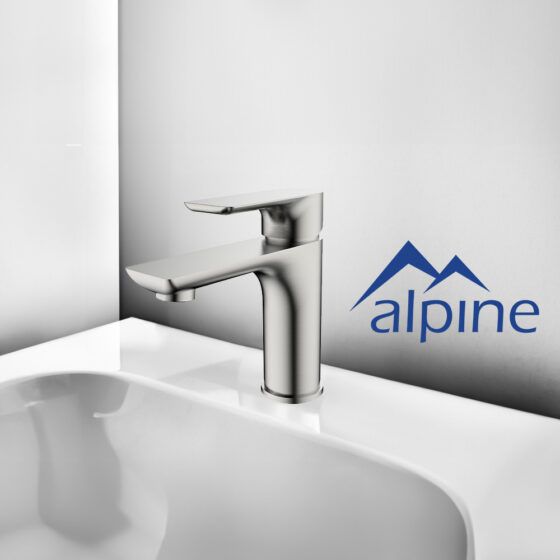 104101BN-Sky Basin Mixer-Alpine-BRUSHED NICKEL 104101BN-Sky Basin Mixer-Alpine-BRUSHED NICKEL