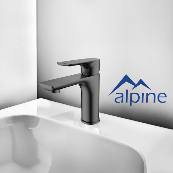 104101GM-Sky Basin Mixer-Alpine-GUN METAL 104101GM-Sky Basin Mixer-Alpine-GUN METAL