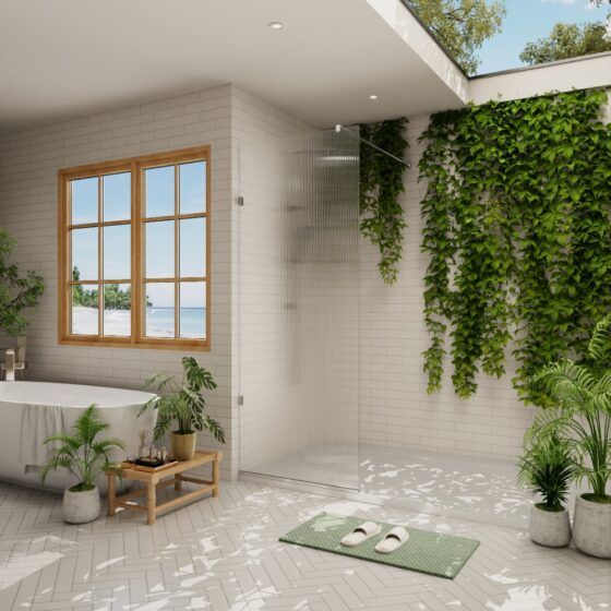 Alpine Fluted Shower Panel Alpine Fluted Shower Panel