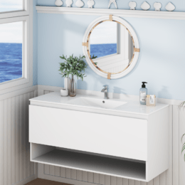 Alpine Marine Drawer & Shelf PVC Vanity Unit 120cm  