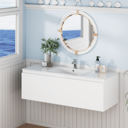 Alpine Marine Single Drawer PVC Vanity Unit 120cm  