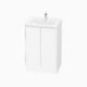 Alpine Laura PVC Vanity Unit 60cm
