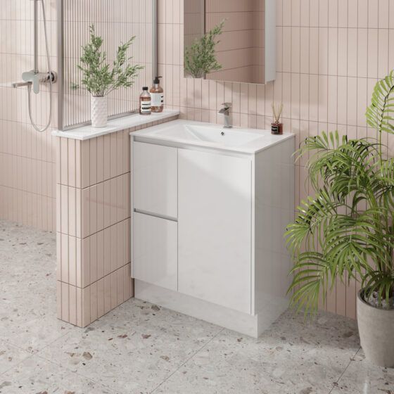 2025020008-7M Alpine Laura PVC Vanity Unit 75cm