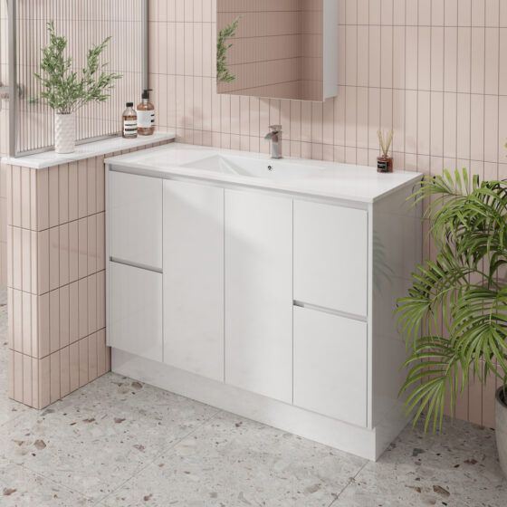 2025020009-7M Alpine Laura PVC Vanity Unit 90cm