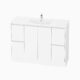 Alpine Laura PVC Vanity Unit 120cm