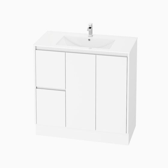 Alpine Laura PVC Vanity Unit 90cm