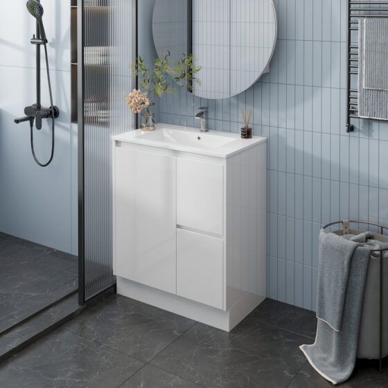 2025020011-7M Alpine Laura PVC Vanity Unit 75cm