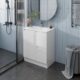 Alpine Laura PVC Vanity Unit 75cm