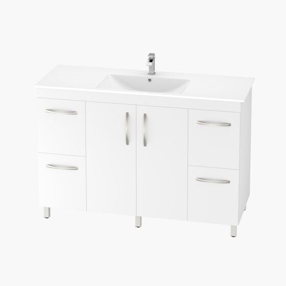 Alpine Monica PVC Vanity Unit 120cm