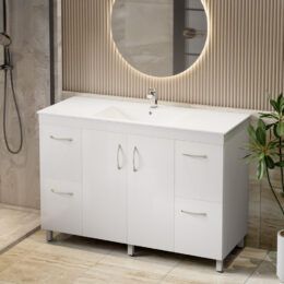 Alpine Monica PVC Vanity Unit 120cm  