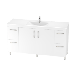 Alpine Monica PVC Vanity Unit 150cm Single Bowl  