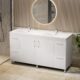 Alpine Monica PVC Vanity Unit 150cm Double Bowl