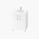 Alpine Monica PVC Vanity Unit 60cm
