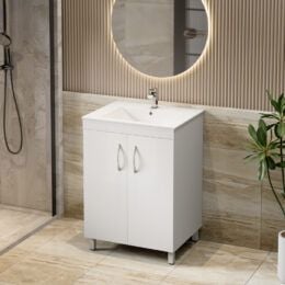 Alpine Monica PVC Vanity Unit 60cm  