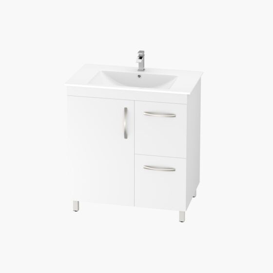 Alpine Monica PVC Vanity Unit 75cm