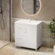Alpine Monica PVC Vanity Unit 75cm