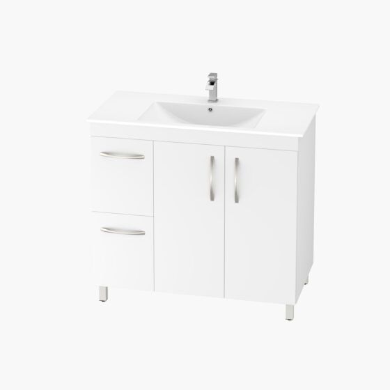 Alpine Monica PVC Vanity Unit 90cm