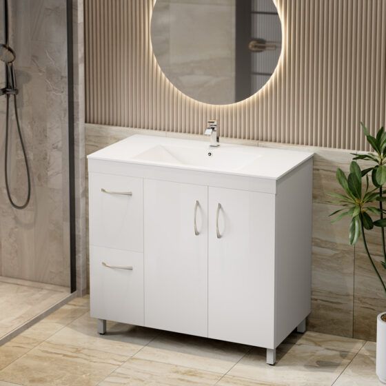 COMOL90_Setting_1000px Alpine Monica PVC Vanity Unit 90cm