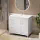 Alpine Monica PVC Vanity Unit 90cm