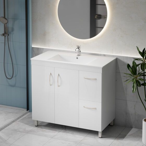 COMOR90_Setting_1000px Alpine Monica PVC Vanity Unit 90cm