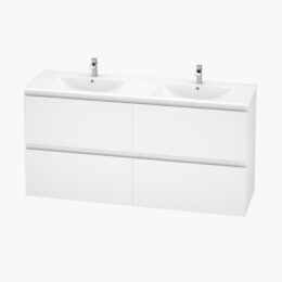 Alpine Marine Double Drawer PVC Vanity Unit Double Bowl 150cm  