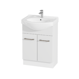 Alpine Jessica Semi-Recessed PVC Freestanding Vanity 60cm  