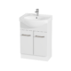 Alpine Semi-Recessed PVC Freestanding Vanity 60cm