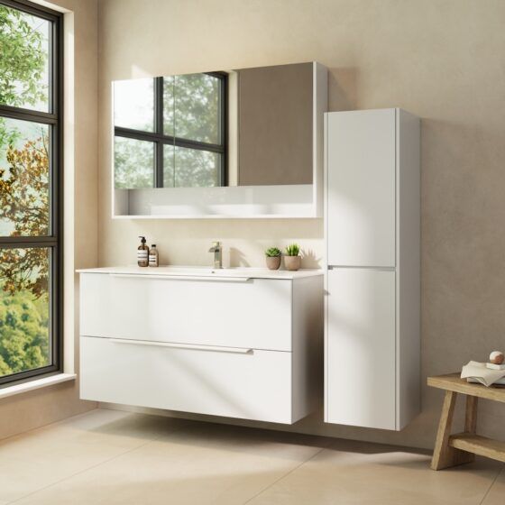 Cassie 120cm Vanity Range & ATB & Cabinet Cassie 120cm Vanity Range & ATB & Cabinet