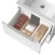 Cassie 2 Drawer PVC Vanity Unit 60cm storage detail