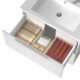 Cassie 2 Drawer PVC Vanity Unit 75cm storage detail