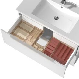 Alpine Cassie PVC Vanity Unit 90cm Alpine Cassie PVC Vanity Unit 90cm