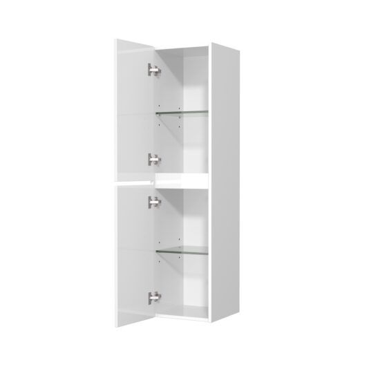 Cassie PVC Tallboy Cabinets 160cm ATB wall hung open view Cassie PVC Tallboy Cabinets 160cm ATB wall hung open view
